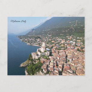 Malcesine Gardasee Italien Feiertagspostkarte
