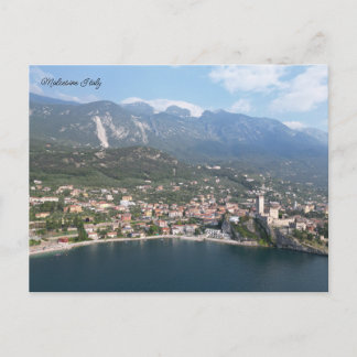 Malcesine Gardasee Italien Feiertagspostkarte