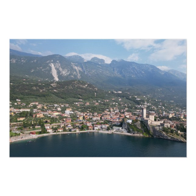 Malcesine Lake Garda Italy Poster (Vorderseite)