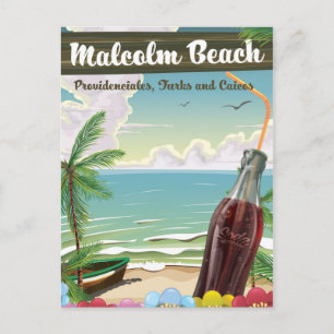 Malcolm Beach, Providenciales, Turks- und Caicosin Postkarte