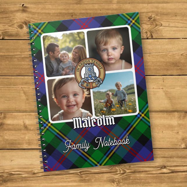 Malcolm Familienfoto-Collage Notizblock (Von Creator hochgeladen)