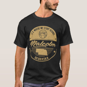 Malcolm Nebraska Meine Geschichte beginnt T-Shirt