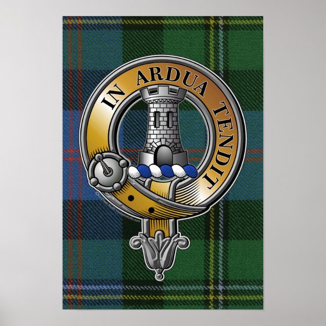 Malcolm Tartan & Abzeichen Poster (Vorne)