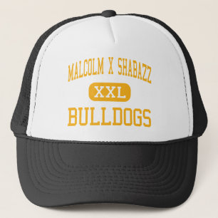 Malcolm X Shabazz - Bulldoggen - hoch - Newark Truckerkappe