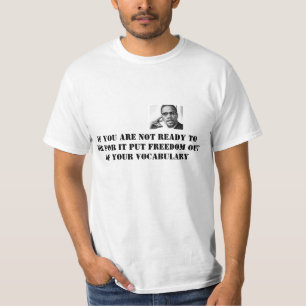 malcom x Weißt-shirt T-Shirt