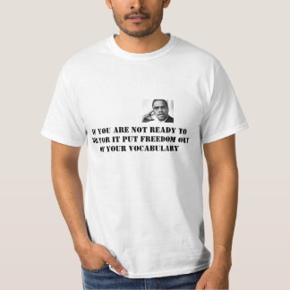 malcom x Weißt-shirt T-Shirt
