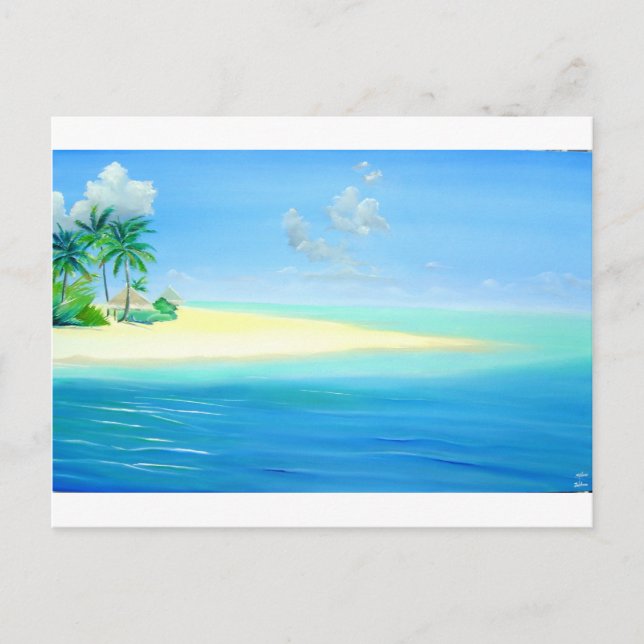 Maldiv Postkarte (Vorderseite)