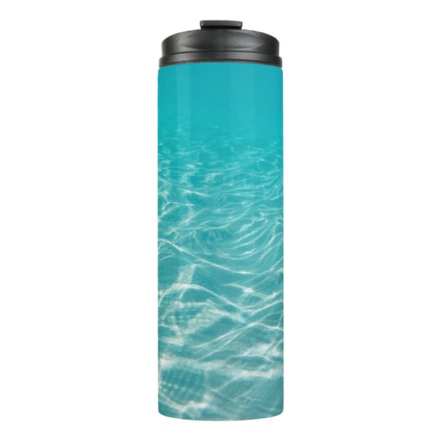 Maldive Beach Reflektionen Schöne Aussicht. Thermosbecher (Vorderseite)