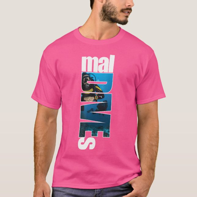 Maldiven Diving Dive T-Shirt (Vorderseite)