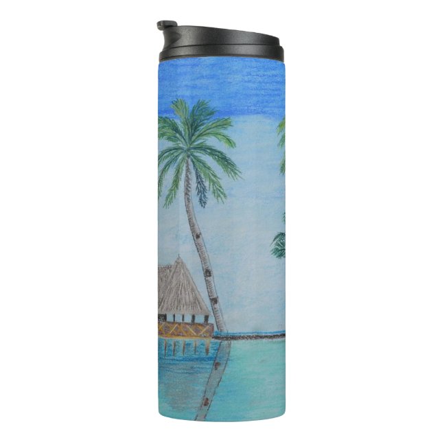 Maldives 2 thermal tumbler thermosbecher (Nach rechts gedreht)