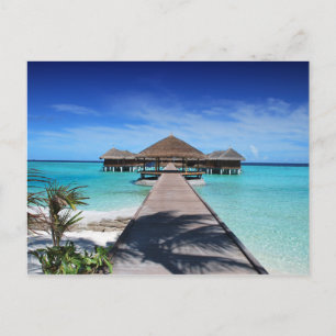 maldives-666122 TROPICAL PARADISE BACKGRUNDS WALL Postkarte