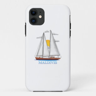 Maldives Coastal Nautical Sailing Case-Mate iPhone Hülle