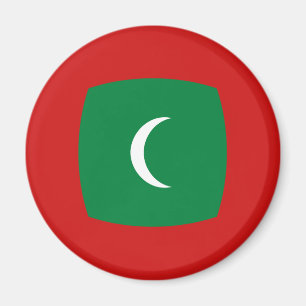 Maldives Fisheye Flag Magnet