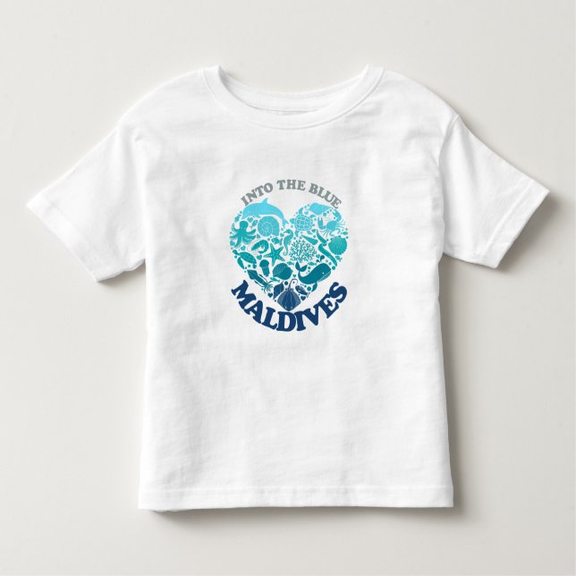 MALDIVES KLEINKIND T-SHIRT (Vorderseite)