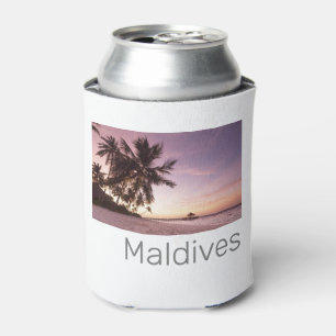Maldives Ocean Indian Beach Sunset Island Souvenir Dosenkühler