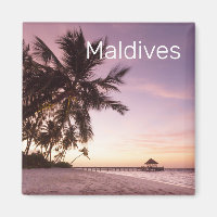 Maldives Ocean Indian Beach Sunset Island Souvenir