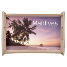 Maldives Ocean Indian Beach Sunset Island Souvenir