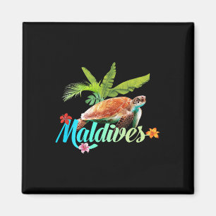 Maldives Sea Turtle Hibisken Island Geschenk Stran Magnet