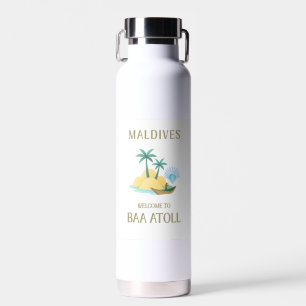 Maldives Willkommen im Baa Atoll Luxus-Resort Trinkflasche