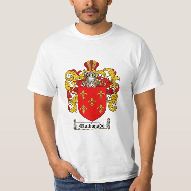 Maldonado Familienwappen - Maldonado Wappen T-Shirt (Vorderseite)