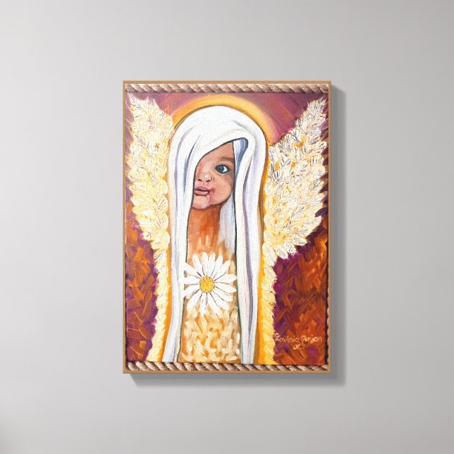 Maldruck auf Leinwand Angel (Vorderseite)