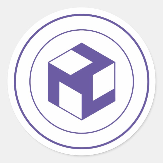 Male Antahkarana - Yang Antahkarana Runder Aufkleber (Vorderseite)