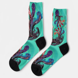 Male auf meine Socken. Socken