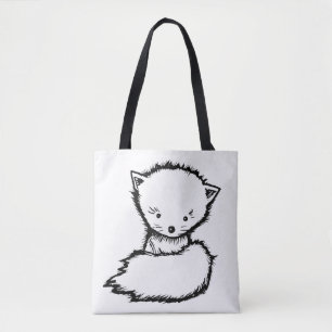 Male deine eigene Tasche Süßer Babyfuchs