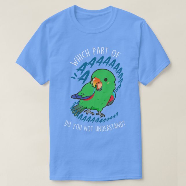 Male Eclectus Parrot Aaaa T-Shirt (Design vorne)