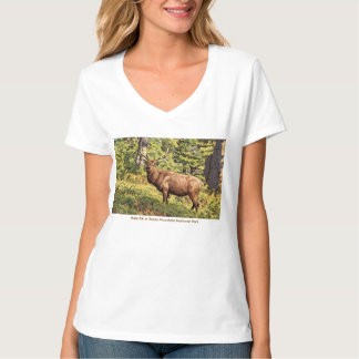 Male Elk in Rocky Mountain National Park Colorado T-Shirt