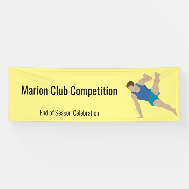 Male Gymnast Banner (Horizontal)