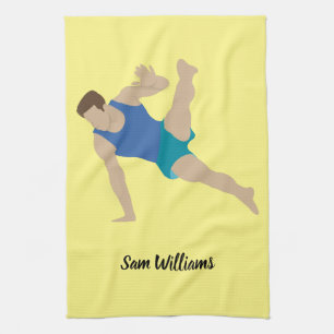 Male Gymnast Geschirrtuch