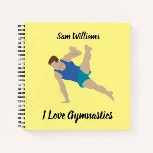 Male Gymnast Notizbuch