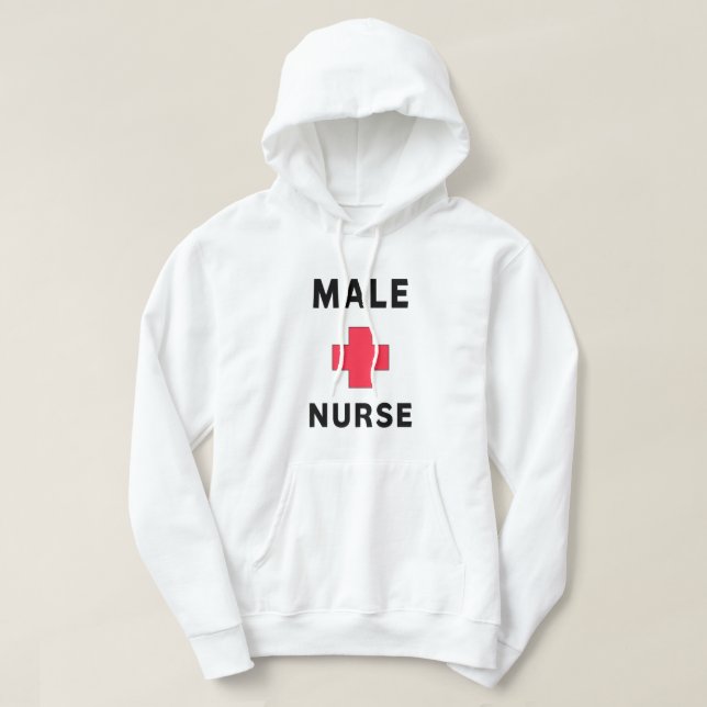 Male Nurse   Hoodie (Design vorne)