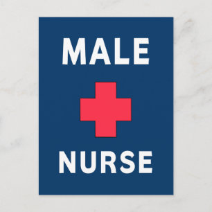 Male Nurse Postkarte