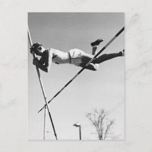 Male Pole Vaulter Postkarte