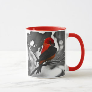 Male Scarlet Tanager Tasse