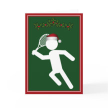 Male Tennis Player Symbol Weihnachten