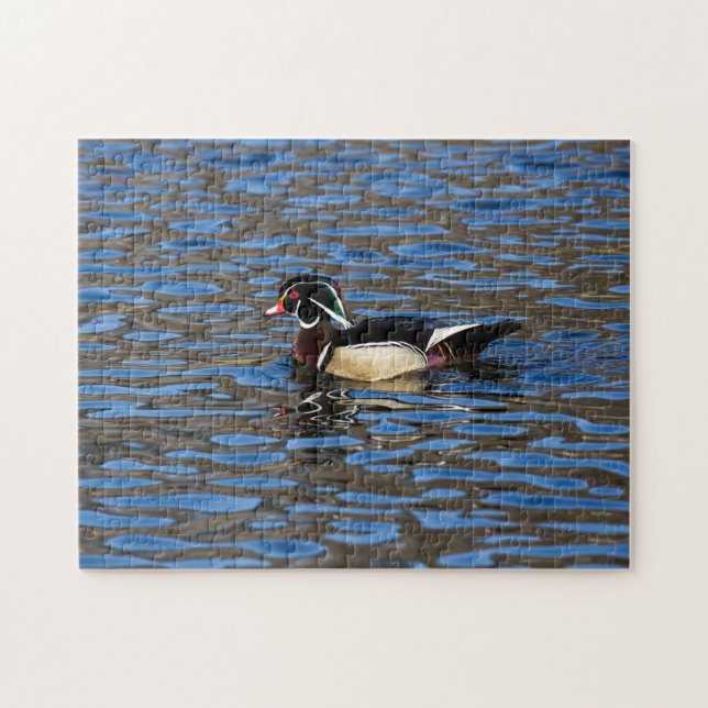 Male Wood Duck Puzzle (Horizontal)