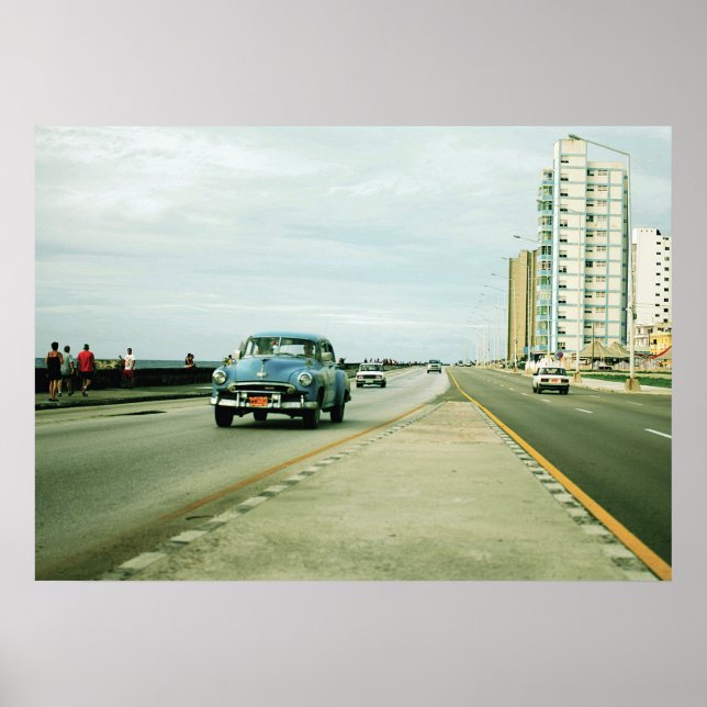 Malecón (1) 28" x 20" Poster (Glossy) (Vorne)