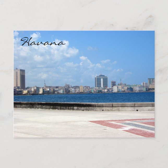 Malecon la havana postkarte (Vorderseite)