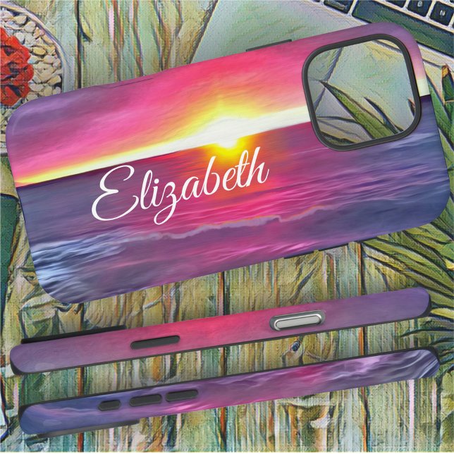 Malecon Pink Sunset 0911 Case-Mate iPhone Hülle (Von Creator hochgeladen)