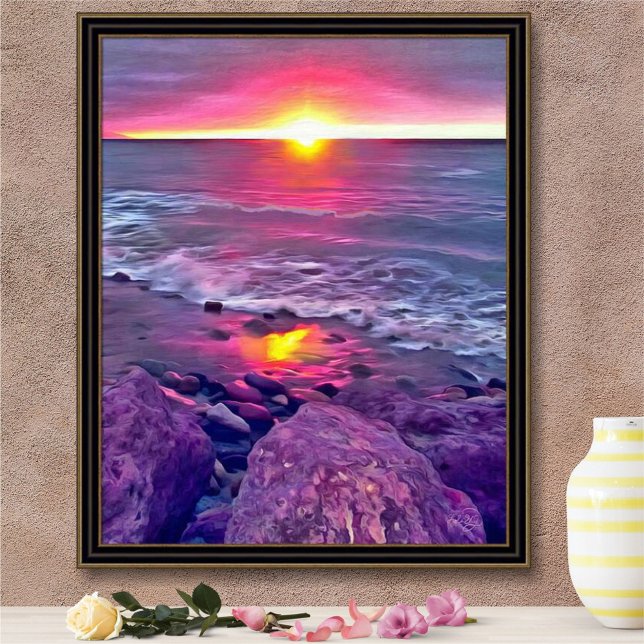 Malecon Sunset 0911 Art Print Poster (Von Creator hochgeladen)