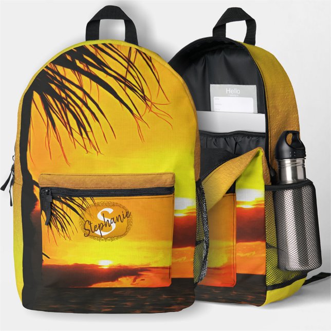 Malecon Sunset 2441 Bedruckter Rucksack (Von Creator hochgeladen)