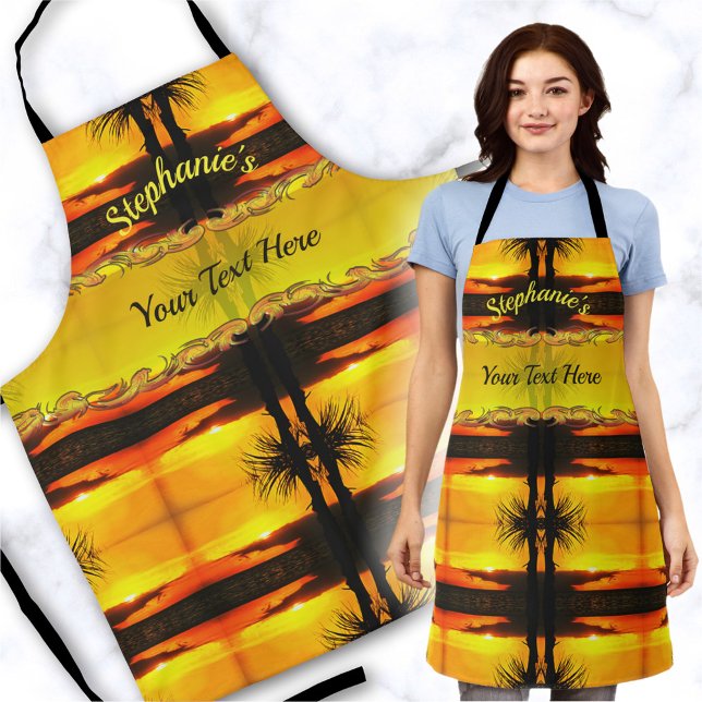 Malecon Sunset 2441 Schürze (Von Creator hochgeladen)