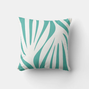 Malediven Abstrakte Minimalistische Muster Teal We Kissen