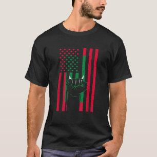 Malediven Flag Handfist USA Maldivian Prix T-Shirt