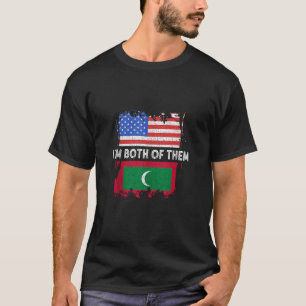 Malediven Flag I sind beide die USA Maldivi T-Shirt