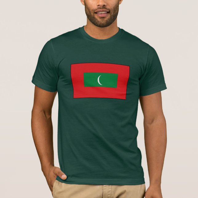 Malediven-Flaggen-T - Shirts und Geschenke (Vorderseite)