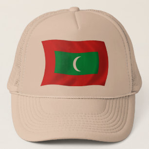Malediven-Flaggenmütze Truckerkappe